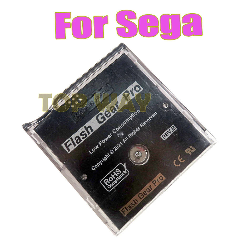 1pcs Flash Gear Pro Power Saving Flash Cart Game Cartridge Card PCB for Sega Game Gear GG System Long battery life low power MOD