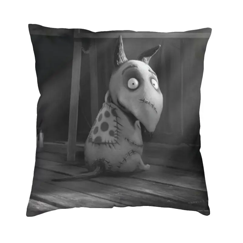 Tim Burton Horror Movie Sparkly Cushion Covers 45x45 Velvet