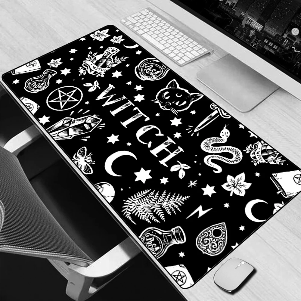 Witches Moon Tarot Mouse Pad Large Gaming Accessories Mouse Mat Keyboard Mat Desk Pad Computer Mousepad PC Gamer Laptop Mausepad