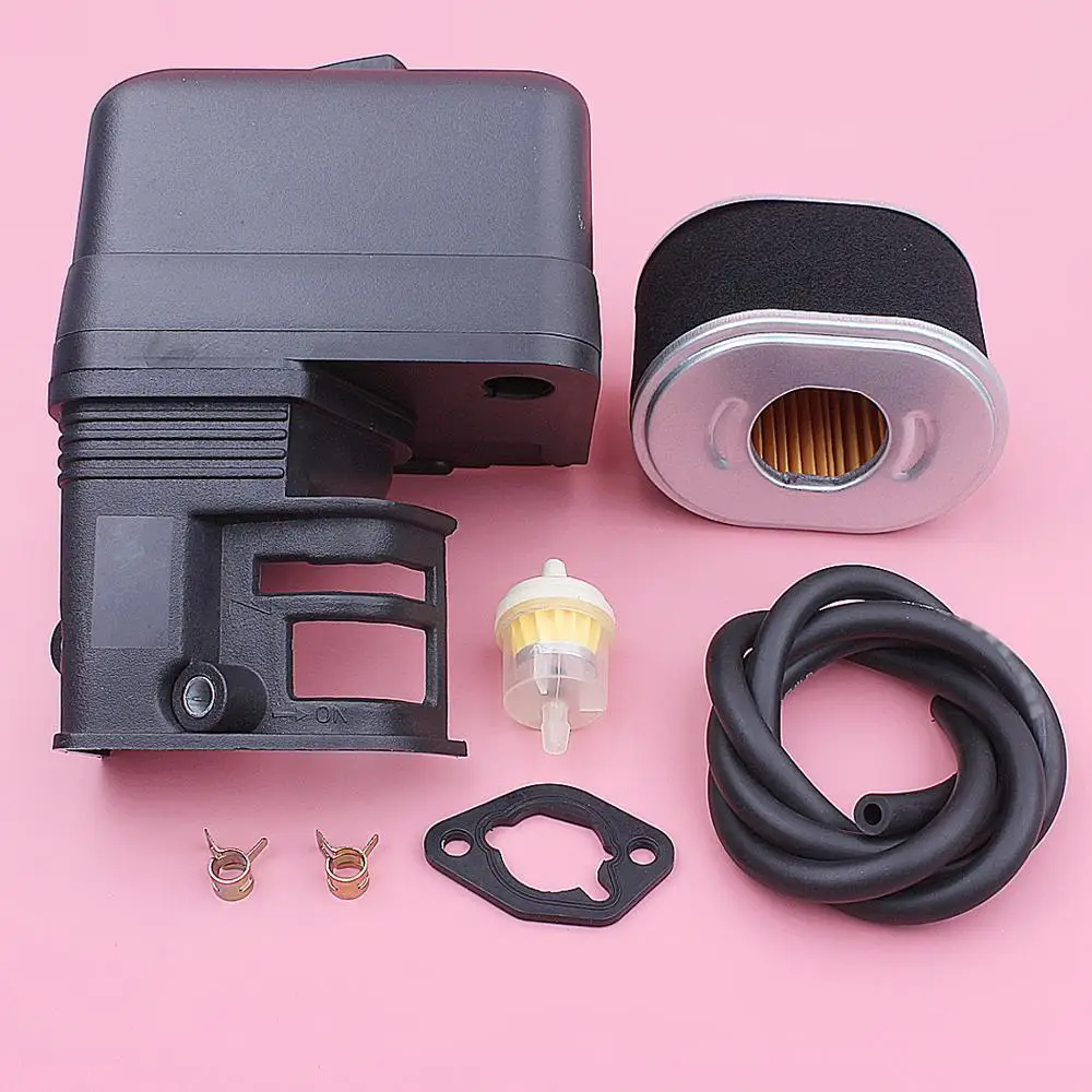 공기 연료 필터 요소 어셈블리 호스 클램프 가스켓 키트, 혼다 GX160 GX200 5.5HP 6.5HP 트리머 17230-Z51-820 17235-Z51-831