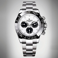 DIDUN 2022 NEW Watch Men Top Brand Luxury AUTOMATIC Ceramic Face Male Watches Chronograph Clock Shockproof Waterproof Wristwatch