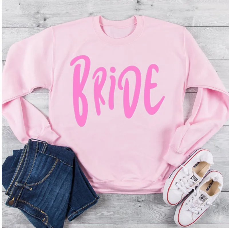 Bride Crewneck Fiance Sweatshirt, Wifey Sweatshirt, Babe Shirts, Team Shirts, Bride to be Gift, Bride to be, 100% Cotton