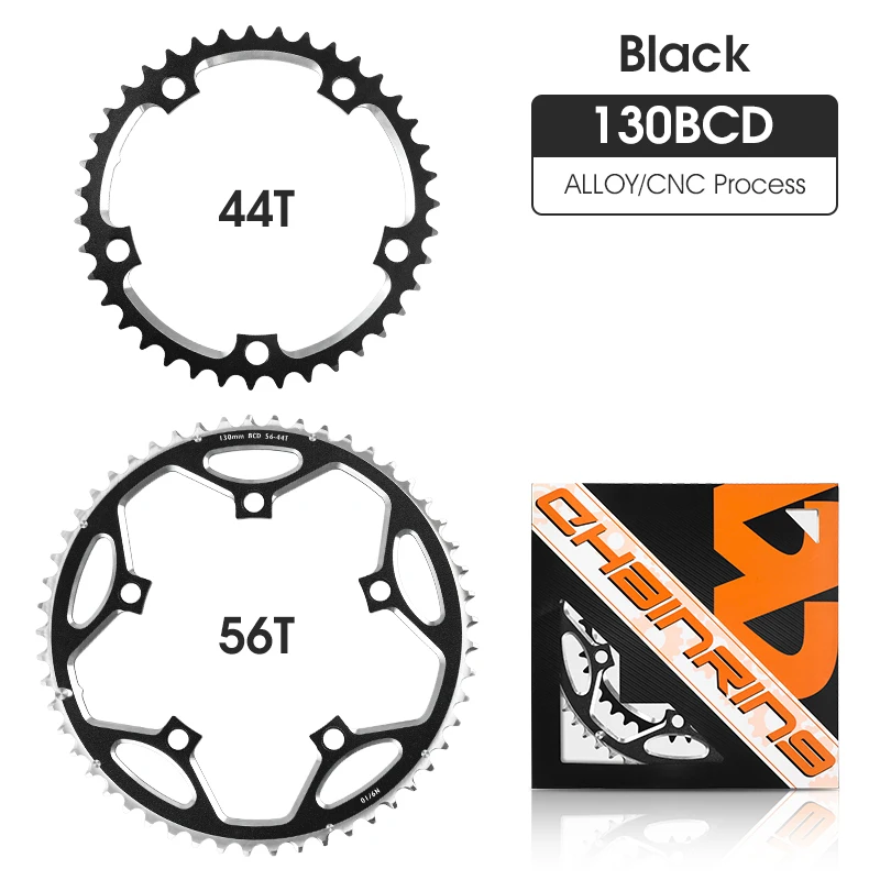 WEST BIKING 130BCD Double Chainring 39/53T 44/56T Road Bicycle