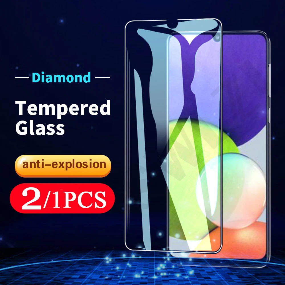 5Pcs Film for Samsung Galaxy A11 A12 A21 A22 A31 A32 A41 A42 A51 A52 A71 A72 A91 A01 A02 Tempered Glass Phone Screen Protector