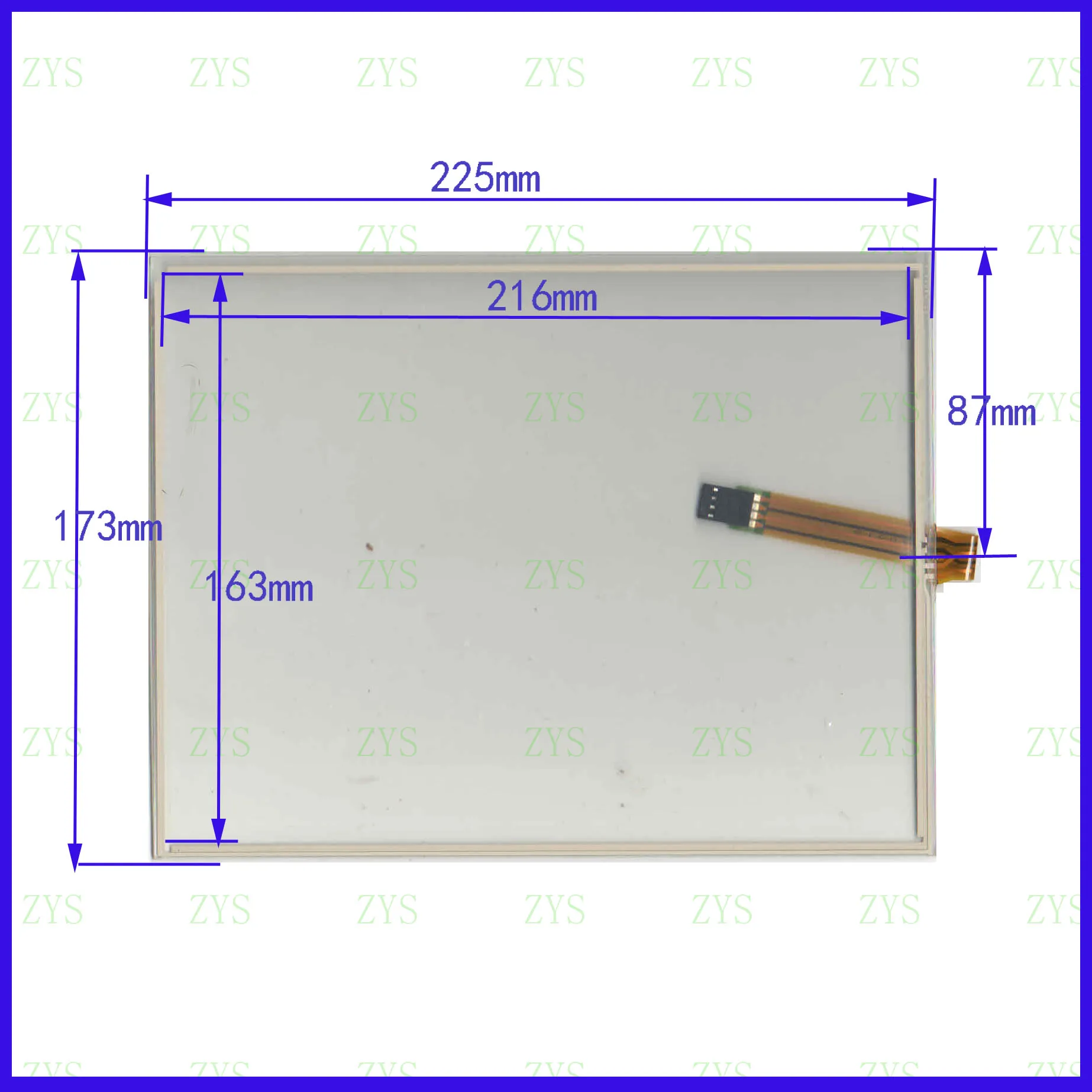 ZhiYuSun LST10401A  10.4Inch  225*173mm 4Wire Resistive TouchScreen Panel Digitizer  225*173    this is compatible