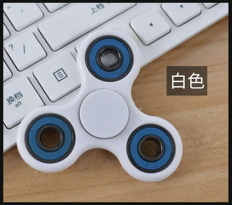 핑거팁 장난감 핑거 자이로 핸드 스피너 삼각형 스트레스 해소 스파이럴 선물 장난감, 자폐증 및 ADHD 아동 및 성인 집중력 향상