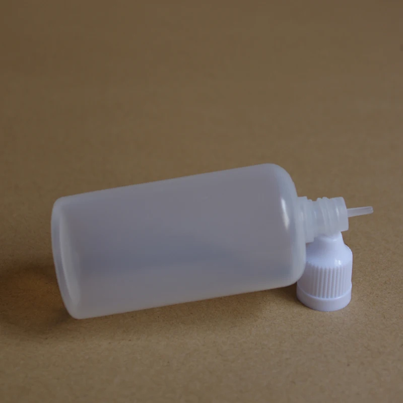 100pcs 100 ML Plastic Vial Empty Container With Colorful Childproof Cap And Long Thin Tip Dropper Bottle 100ml Jar