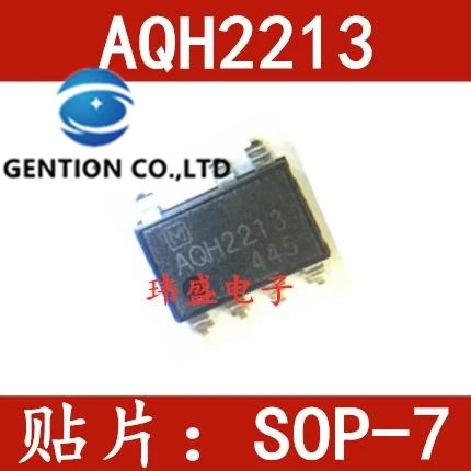 Acoplamiento óptico AQH2213/AQH2213A SOP-7, chips en stock, 100%, nuevo y original, 10 Uds.