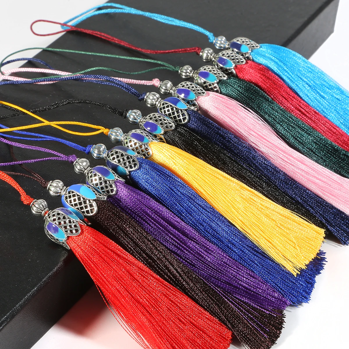 1pc Cotton Silk Tassel Fringe Brush Hanging Rope DIY Tassels Fringe Trim Pendant for Sewing Jewelry Making DIY Handmade Decor image 2