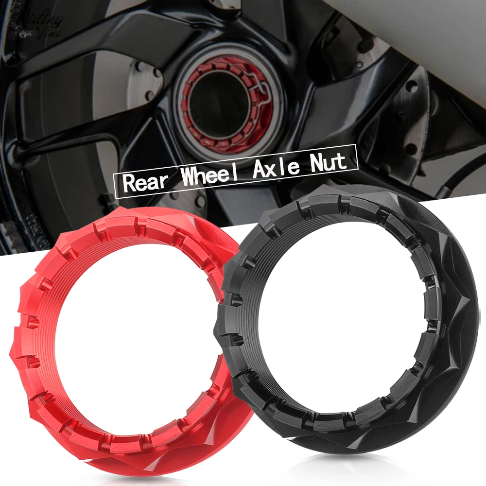 Motorcycle Accessories Aluminum Rear Wheel Axle Nut for Ducati V4 1098 1198 1199 1299 Panigale Multistrada 1200 Diavel AllYear