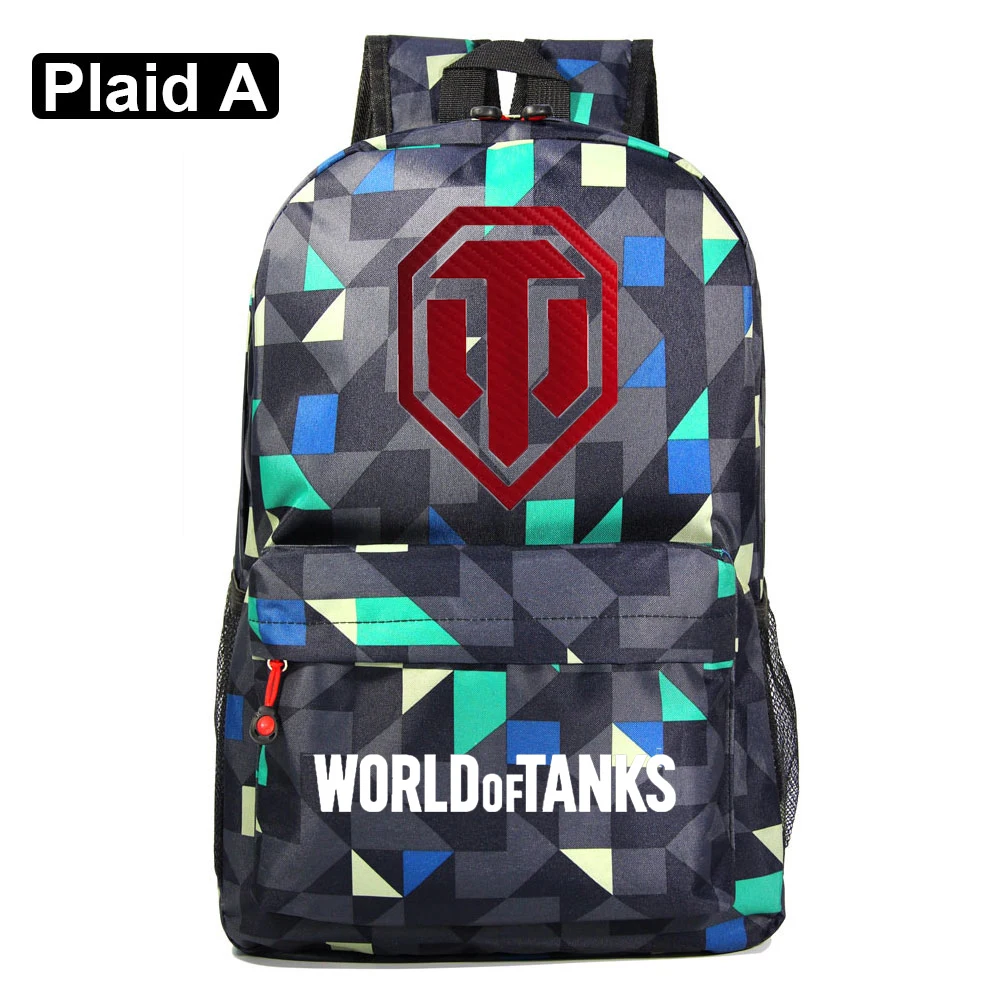 

Game World Of Tanks Backpack for Girls Boys Teens Cool Travel Knapsack Children Rucksack Kids School Bags Mochila Galaxia