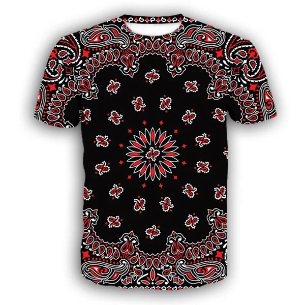 Bandanna 3D Print Causal Clothing New Fashion Men/ Women  T-shirt Size S-7XL