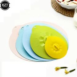 5PCS/Set Universal Cooking Pot Pan Lid Silicone Cooking Tool Fresh Keeping Reusable Food Wrap Multifunction Microwave Bowl Cover