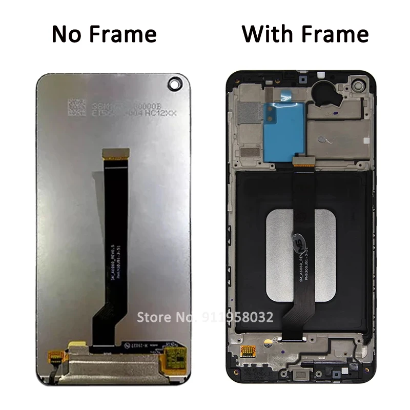 OLED Screen For SAMSUNG Galaxy A60 Display A606 A606F/DS LCD Display Screen Touch Digitizer Assembly For  A60 LCD With Frame