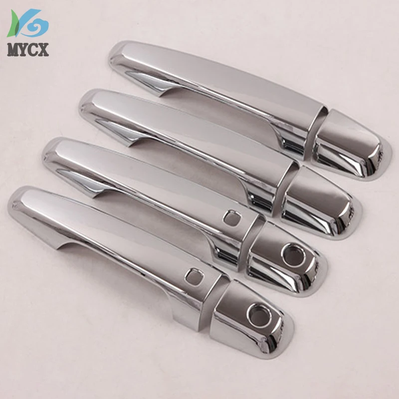 

Накладки на ручки дверей в стиле хромированного ABS для Mitsubishi L200 Triton 2016-2020, 8 шт.