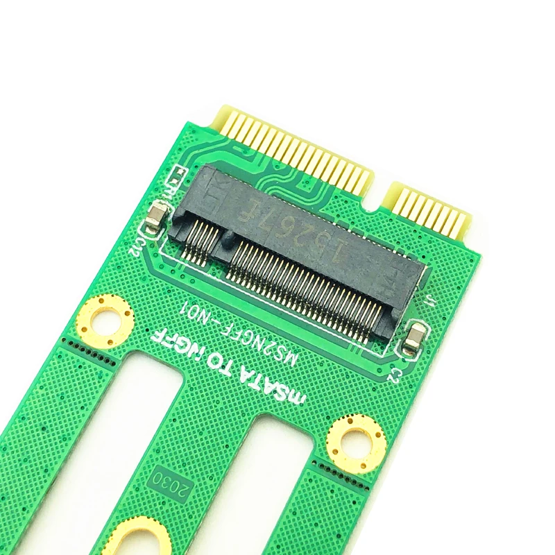 mSATA 3.0 to M.2 NGFF SATA SSD Adapter Board Riser Card for PC Computer M.2 SATA SSD B Key to mSATA Raiser mSATA to M.2 Adapter