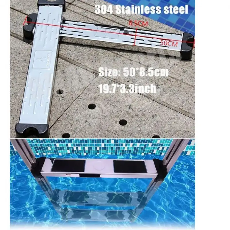 

Stainless Steel Pool Anti Slip Pedal Ladder Step Replacement Stair Ladder