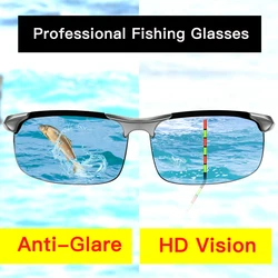 Special Fishing Sunglasses Men's Polarized Lens Anti-reflection Photochromic Night Vision Anti-glare UV400 Driver Sun Glasses