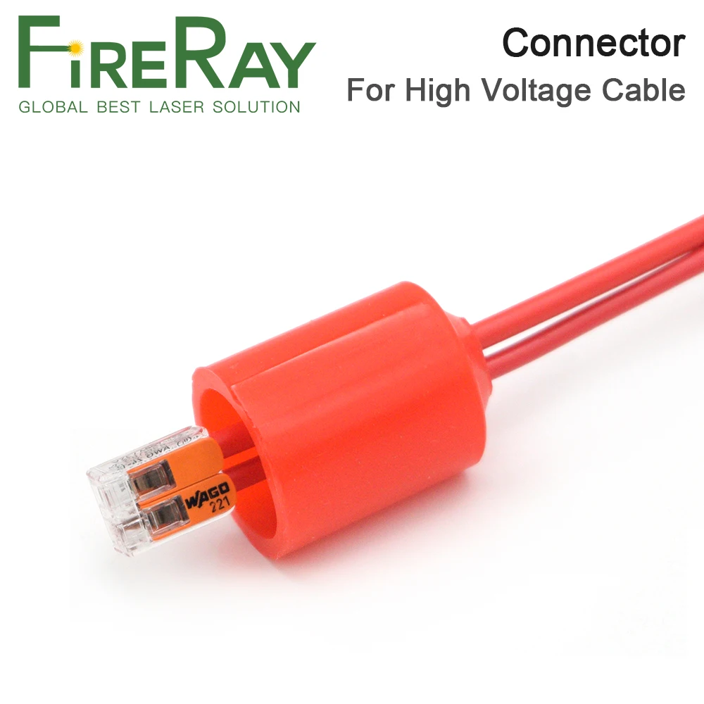 FireRay Yongli Male Female High Voltage Connector For Battery Helicopter DIY Laser Tube CO2 Cutting Machine
