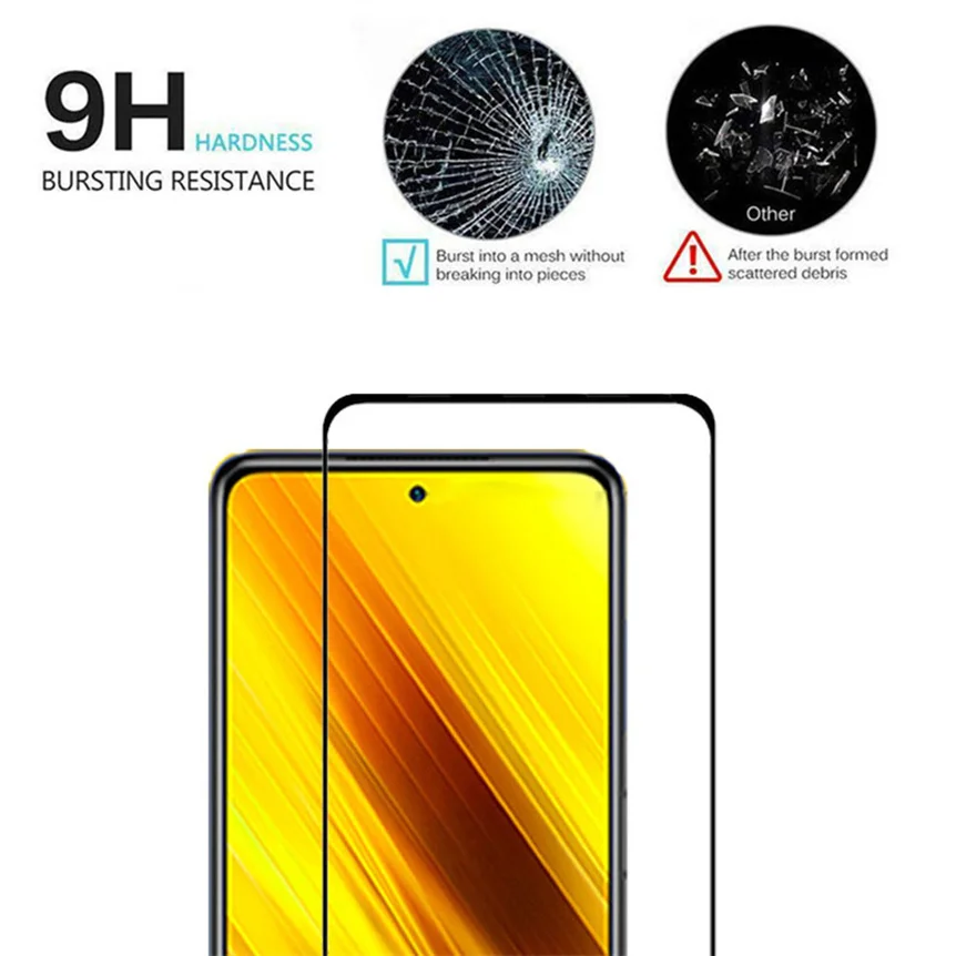 poco f4 gt glass for poco-m5s xiaomi poco f5 tempered glass pocophone x5 pro screen protector poco x4 m4 pro glass poco x3 nfc