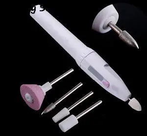 6 in 1 Electric Nail Art Toe Drill Buffing Files Pen Manicure Salon Shaper Grinding Remove Calluses Polisher Nails Tool Set