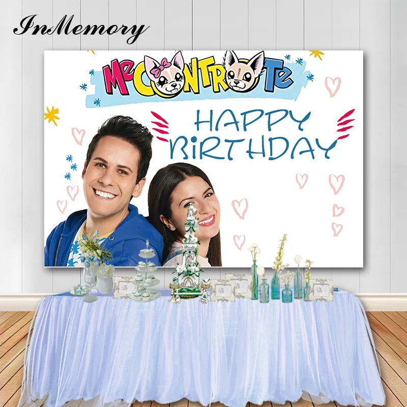 InMemory 7x5ft ME CONTRO TE Children Birthday Party Backdrop For Photo Studio Youtube Photography Backgrounds  Custom Photocall