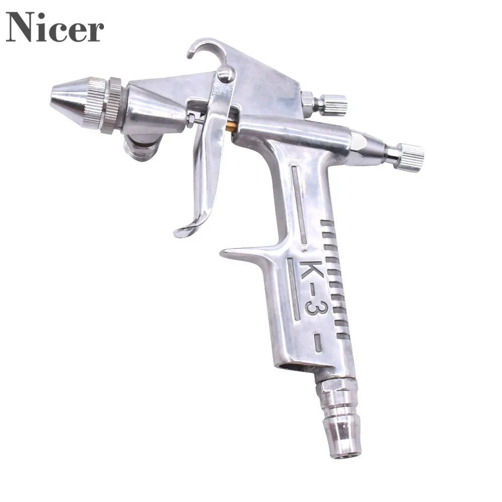 Aerografo professionale K-3 pistola a spruzzo 0.5MM ugello spruzzatore pistola a spruzzo per vernice ad aria aerografo per la verniciatura strumento pneumatico per auto
