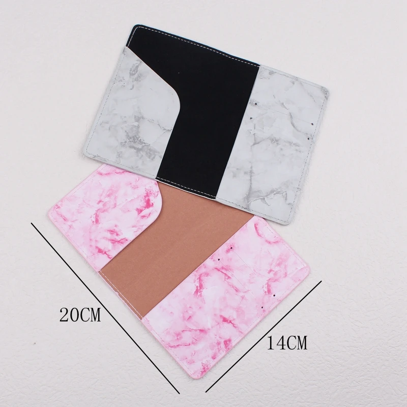 New Mr Mrs Lover Couple Passport Cover Marbling Women Men Travel Wedding Passport Cover Holder Travel Case CH42