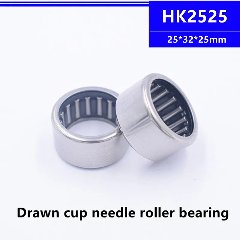 

20pcs high quality HK2525 25x32x25mm Drawn Cup Caged Needle Roller Bearing 25*32*25mm HK253225