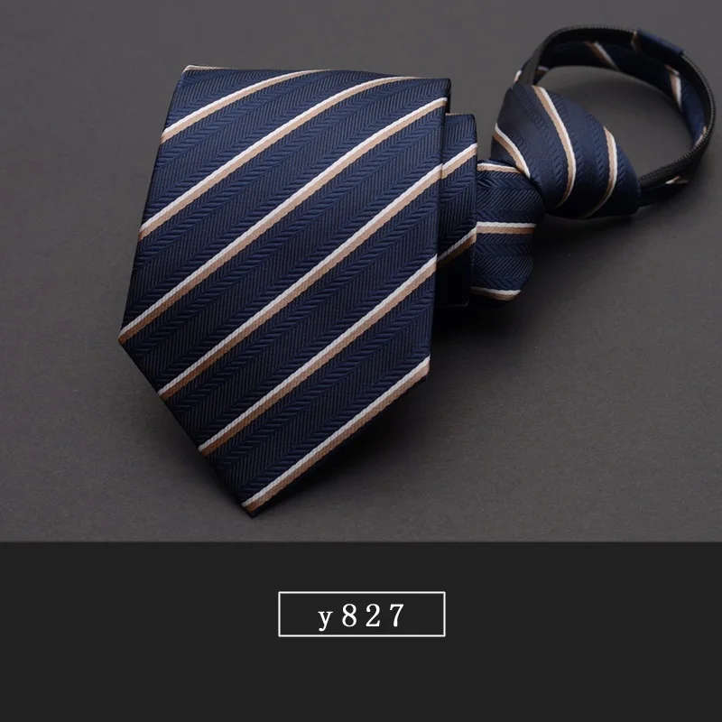 

High Quality 2024 New Fashion Ties Men’s Work Formal Suit Zipper 8cm Twill Tie Wedding Casual Necktie Designers with Gift