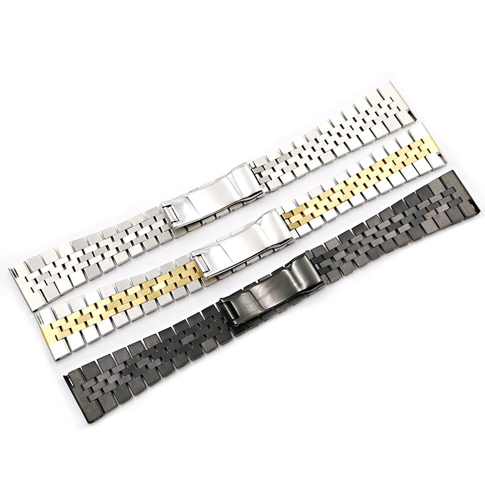 CARLYWET 20 22mm Stainless Steel Replacement Wrist Watch Band Bracelet Strap For Rolex Tudor Daytona Seiko Omega IWC Tag