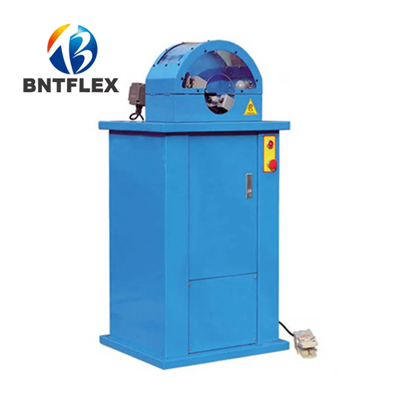 

BNT65F Flexible Hydraulic Hose Skiving Machine With External And Internal Skving Function