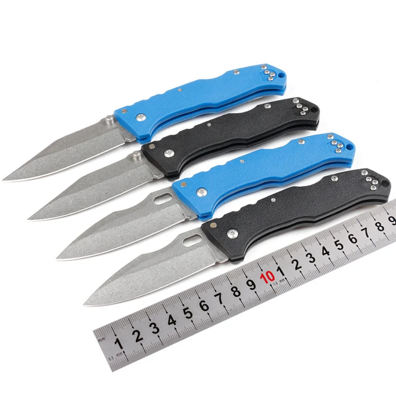 

Folding knife outdoors camping knife ABS handle 3Cr13 steel edge pocket knife Portable outdoor cycling and climbing EDC tool