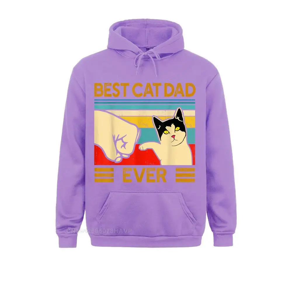 Best Cat Dad Ever Hoodie Funny Cat Daddy Father Day Punk Hoodie Sweatshirts Labor Day Hoodies Anime Sweater New Arrival Women