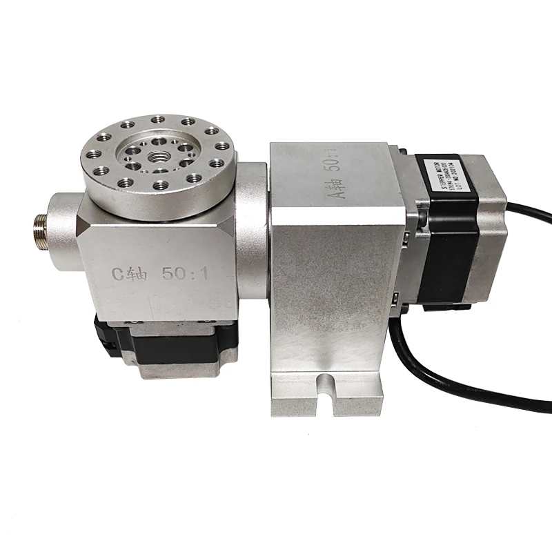 Harmonic Drive Reducer CNC 4th 5th A B Rotary Axis Speed Reducing Ratio 50:1 for Milling Machine