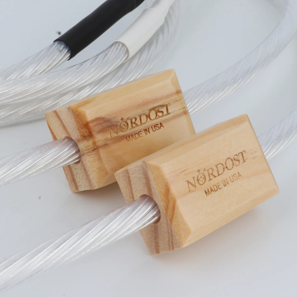Nordost kabel koneksi speaker hifi, kabel koneksi amplifier daya, speaker surround, kabel speaker hifi, colokan pisang