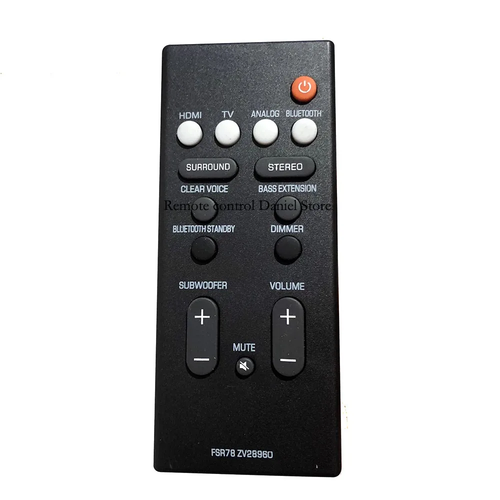 New Remote Control FSR78 ZV28960 For Yamaha YAS-106 YAS-207 ATS-1060 YAS-107 ATS-1070 High Fidelity Control Speake 2022 New