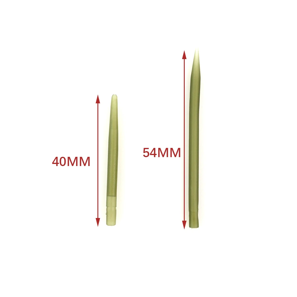 25pcs Carp Fishing Anti Tangle Sleeves Connect With Hook Carp Fishing Terminal Tackle AH007