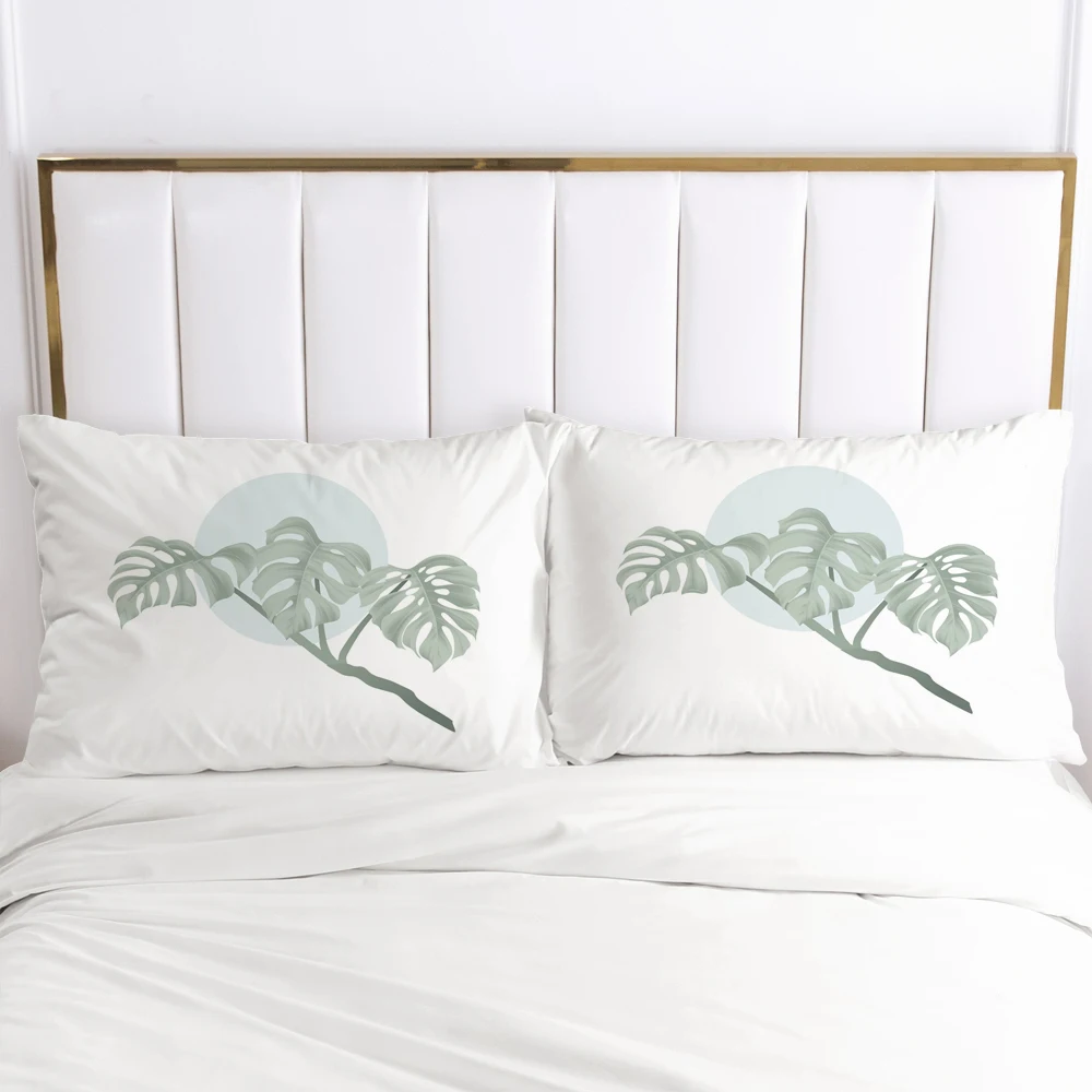2PCS 3D Pillow Cover 50x70 50x80 Nordic Decoration Throw Pillow Cases Bedding PillowCase Customize any size design