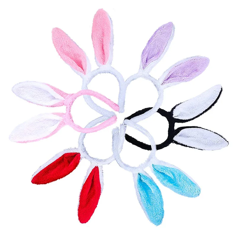 Pasqua adulto bambini ragazze carino e confortevole Hairband coniglio orecchio fascia abito Costume Bunny Ear Hairband accessori per capelli