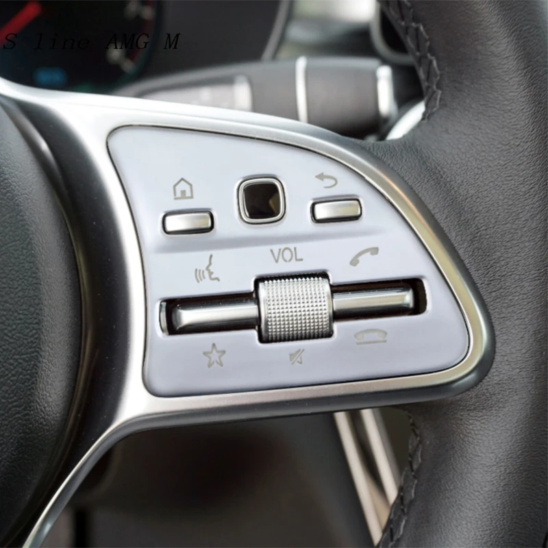 Car Styling Door Armrest Window Switch Buttons Stickers For Mercedes Benz A B C E Class W177 W205 W213 W247 W167 GLB GLS GLC GLE
