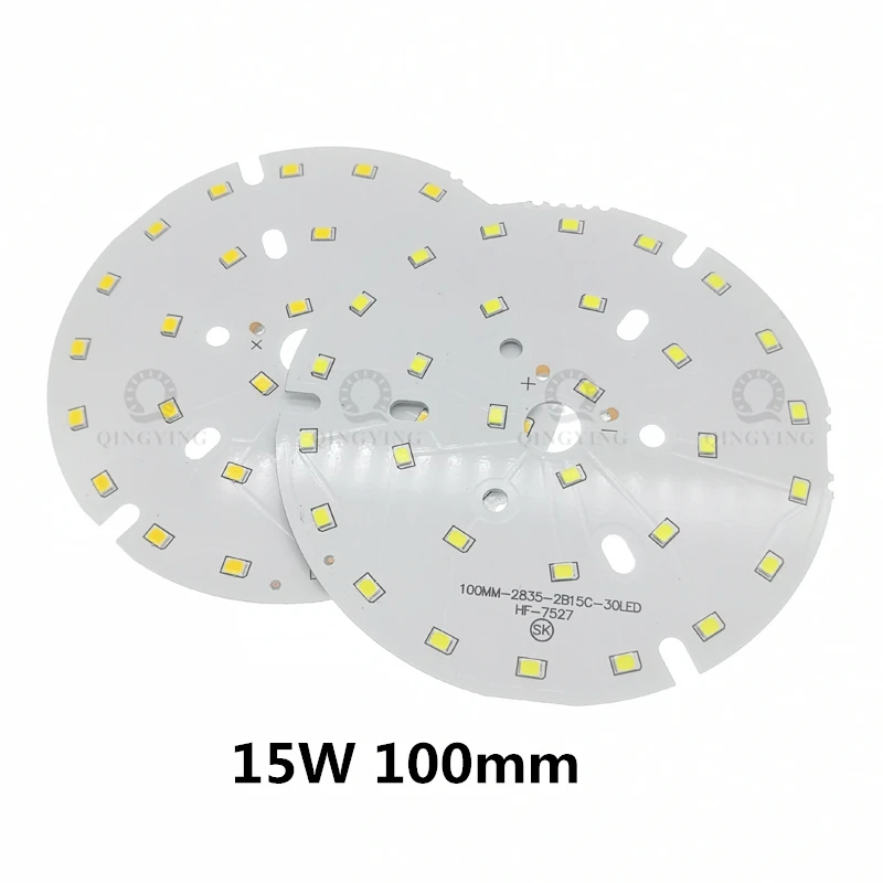 10pcs 3W 5W 7W 9W 12W 15W 18W 24W 2835 SMD PCB Led Lamp Panel SMD2835 High Brightness Light Board For Ceiling Light Down Light