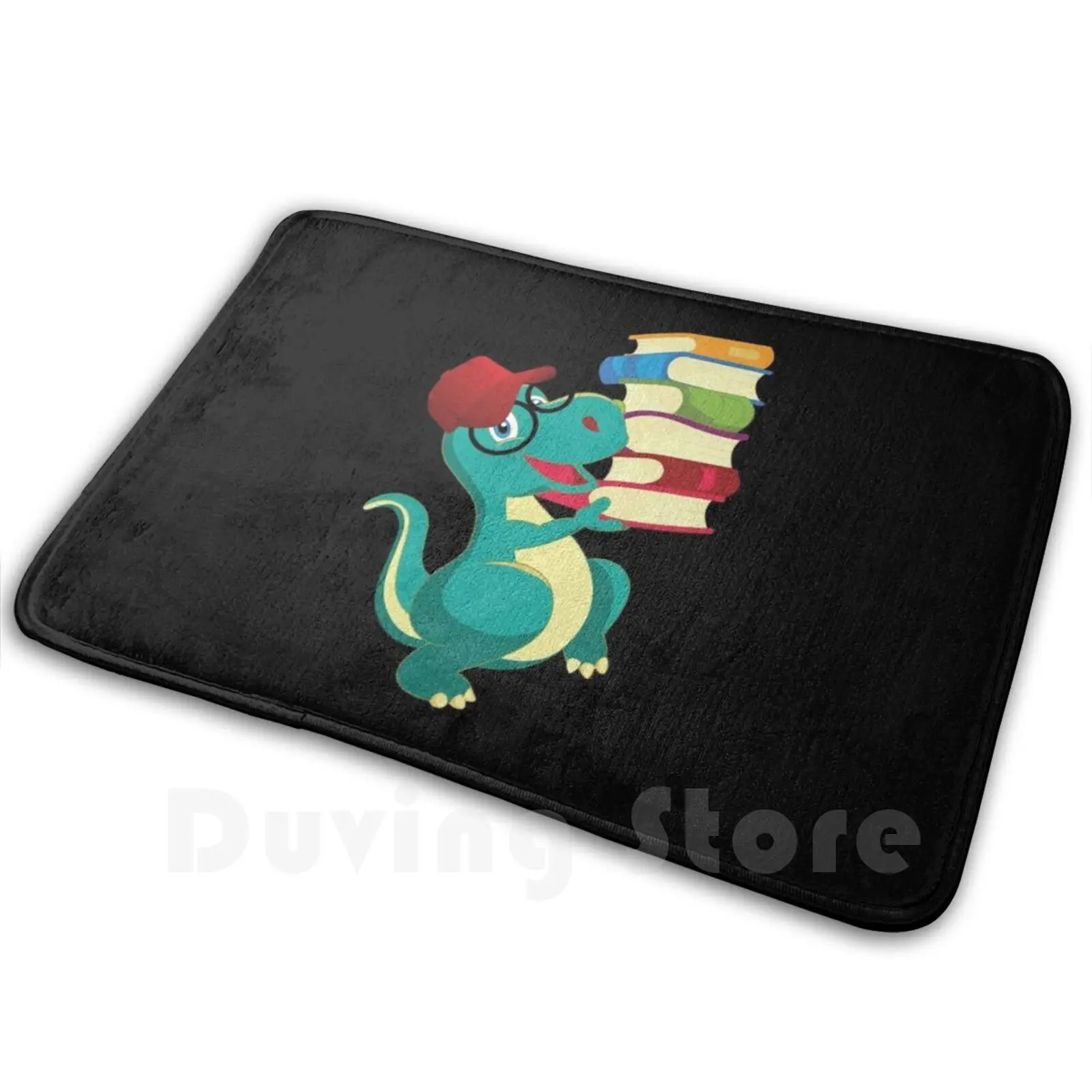 Dino Book Dinosaur Tyrannosaurus Rex Idea de regalo alfombra cojín suave antideslizante Dino Reptile Dinosaur t-rex Dinosaurs