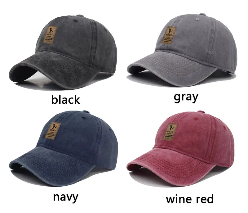 Neue Vintage Baumwolle Männer Baseball Cap Hut Frauen Golf Caps für Frauen Snapback Cap Knochen Sommer Gorras Trucker Papa Männer Baseball Hut – Detail 2