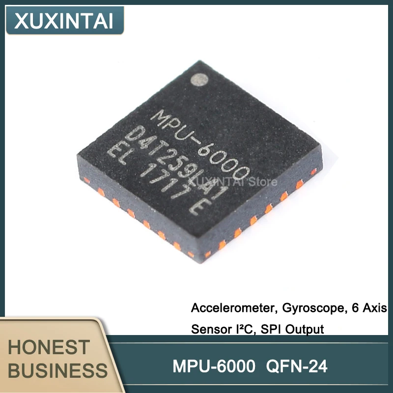 5Pcs/Lot  New Original MPU-6000 MPU Accelerometer, Gyroscope, 6 Axis Sensor I²C, SPI Output