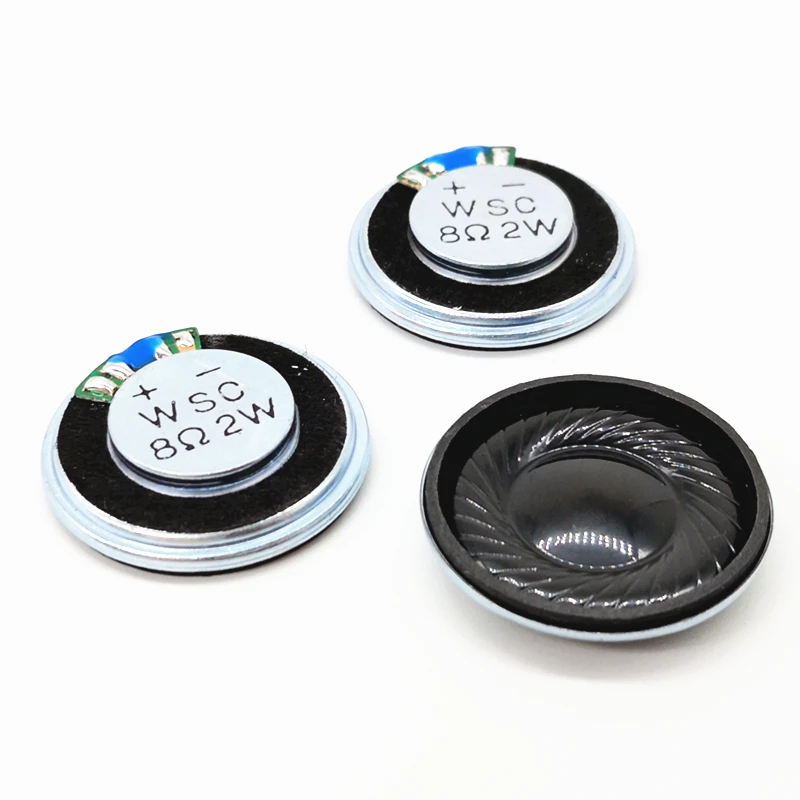 1 Stück Original ultradünner Mini-Lautsprecher 8 Ohm 2 Watt 2 W 8R Lautsprecher Durchmesser 28 mm 2,8 cm Dicke 5 mm – Detail 3