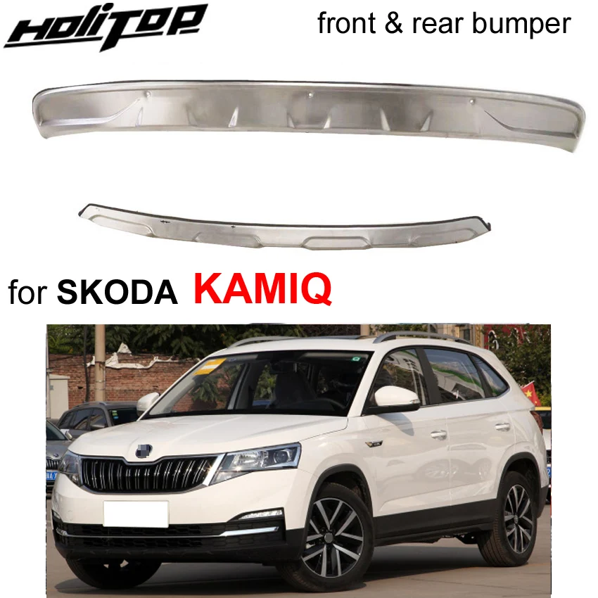 Hot bull bar front rear bumper guard cover for SKODA KAMIQ 2017-2021,excellent 304 stainless steel,from ISO9001 quality factory