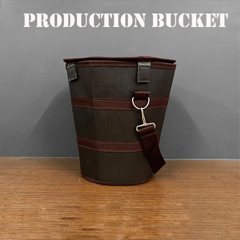 Production Bucket Magic Tricks Objects Appear from Empty Bucket Magia Magician Stage Illusions Gimmick Prop Easy to fold carry