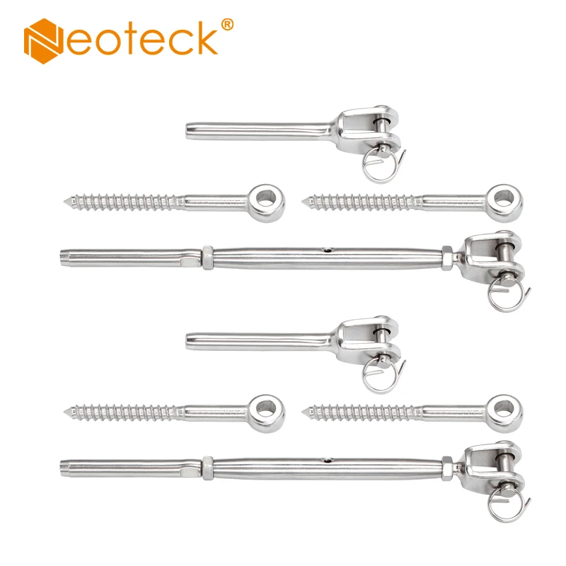 

Neoteck, нержавеющая сталь 316, морской класс, балюстрадный канат, Проволочная арматура, зажим для очков