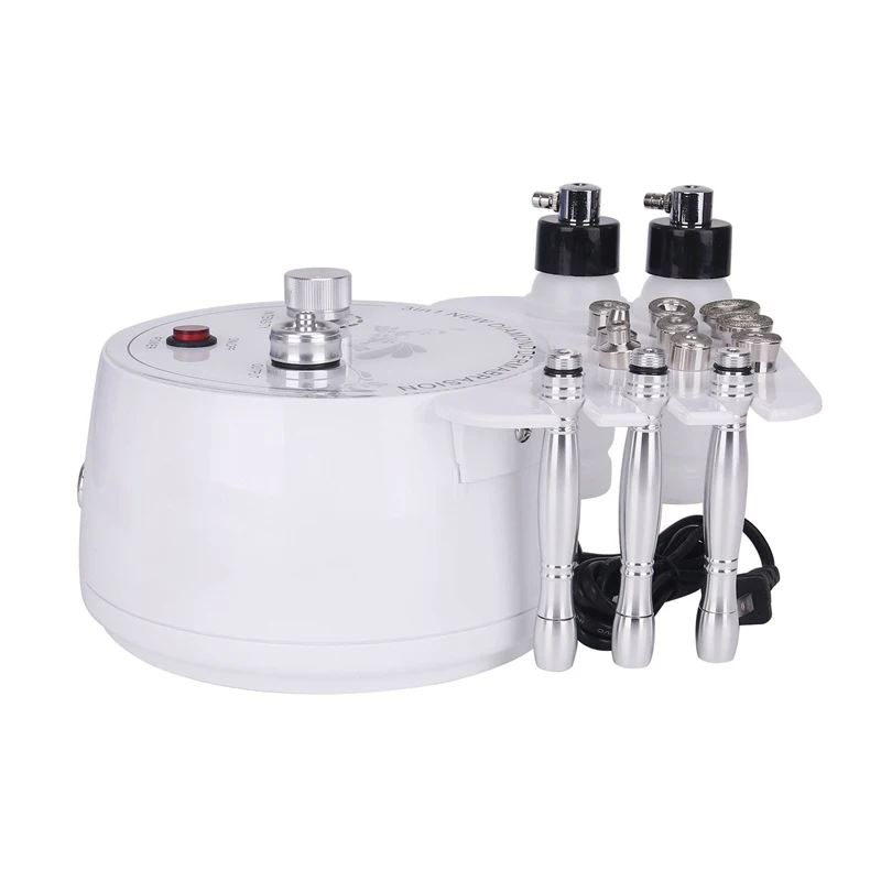 LB112 Aparelho de injeção de oxigênio de microdermoabrasão facial três em um Aparelho de beleza para cravos 220V